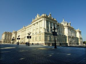 Madrid, Palacio Real, "aumento", fachadas Este y Norte