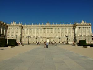 Madrid, Palacio Real, fachada Este