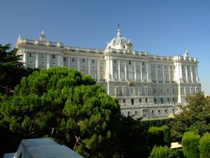 Madrid, Palacio Real, fachada Norte