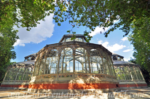 Campo Grande en El Retiro, "bside" del Palacio de Cristal