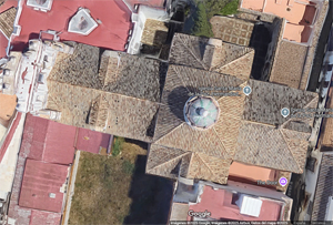 Sevilla, Captura de Google Maps de la Iglesia de Nuestra Seora de la Paz