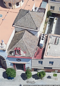 Sevilla, Captura de Google Maps de la Capilla del Patrocinio