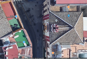 Sevilla, Captura de Google Maps de la Capilla de San Andrs