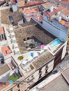 Sevilla, Captura de Google Maps de la Posada del Lucero