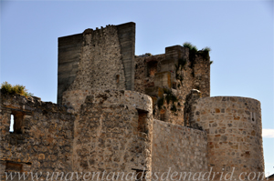 Torrejn de Velasco, Castillo de Puonrostro: detalle de la Torre del Homenaje