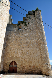 Torrejn de Velasco, Castillo de Puonrostro: lateral Sur de la Torre del Homenaje
